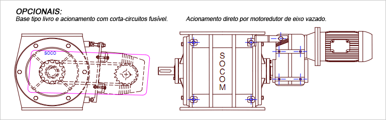 Opcionais Válvula Série L